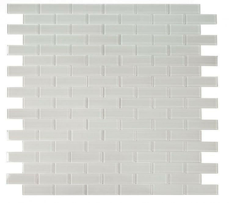 2 x 6 Oceanhouse Light Glossy Subway Glass Mosaic Tile-Glass Mosaic-American Tile Depot