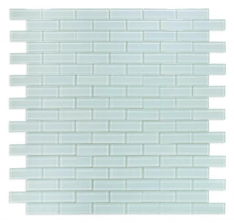 2 x 6 Oceanhouse Turquoise Glossy Subway Glass Mosaic Tile-Glass Mosaic-American Tile Depot