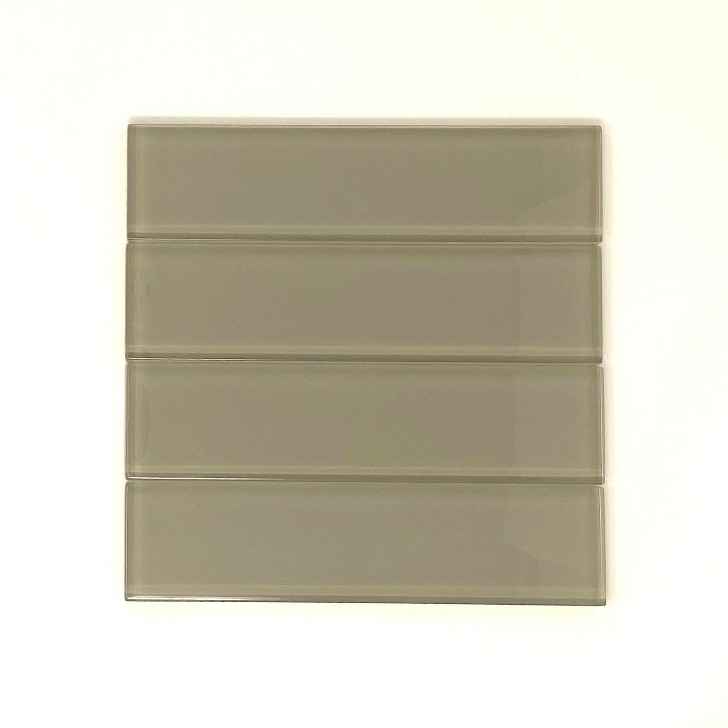 2 x 8 Taupe Glass Subway Tile - Rainbow Series-Glass Tile-American Tile Depot