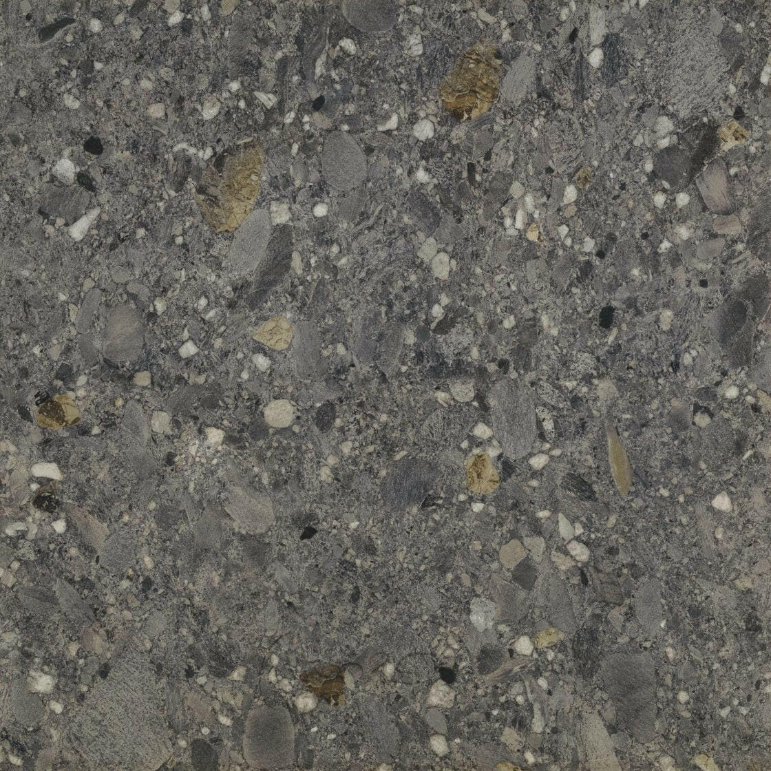 24 X 24 Ceppo Nero Matte Terrazzo Look Porcelain Tile-Porcelain Tile Large Formate-American Tile Depot