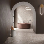 24 X 24 Ceppo Sabbia Matte Terrazzo Look Porcelain Tile-Porcelain Tile Large Formate-American Tile Depot