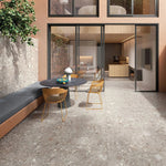 24 X 24 Ceppo Sabbia Matte Terrazzo Look Porcelain Tile-Porcelain Tile Large Formate-American Tile Depot