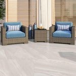 24 X 24 Crossover White Outdoor Porcelain Paver-Porcelain Tile Large Formate-American Tile Depot