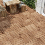 24 X 24 Ipe Decking Oak Wood Look R13 Outdoor Porcelain Paver-Porcelain Tile Large Formate-American Tile Depot