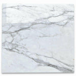 24 X 24 Italian Statuary White Marble Honed Tile-Marble Tile - Large Formate-American Tile Depot