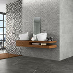 24 X 24 Madison Argent Matte Limestone Look Porcelain Tile-PORCELAIN-Large Format-American Tile Depot