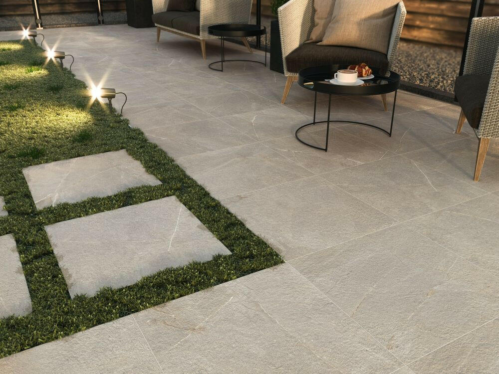 24 X 24 Madison Bone Grip Matte Limestone Look Porcelain Tile-PORCELAIN-Large Format-American Tile Depot