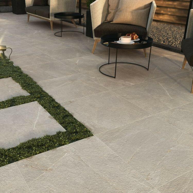 24 X 24 Madison Bone Matte Limestone Look Porcelain Tile-PORCELAIN-Large Format-American Tile Depot