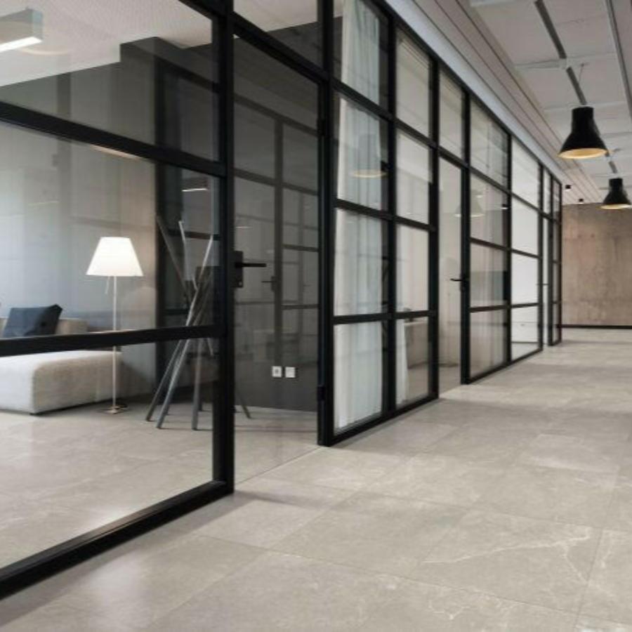 24 X 24 Milano Greige Nat Matte Limestone Look Porcelain Tile-PORCELAIN-Large Format-American Tile Depot