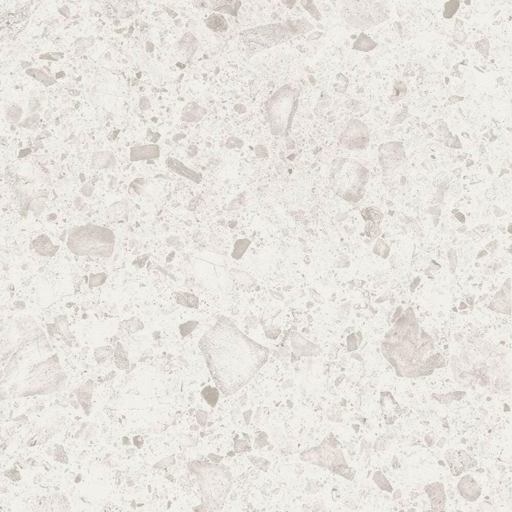 24 X 24 Orobica Bianca Matte Terrazzo Look Porcelain Tile-PORCELAIN-Large Format-American Tile Depot