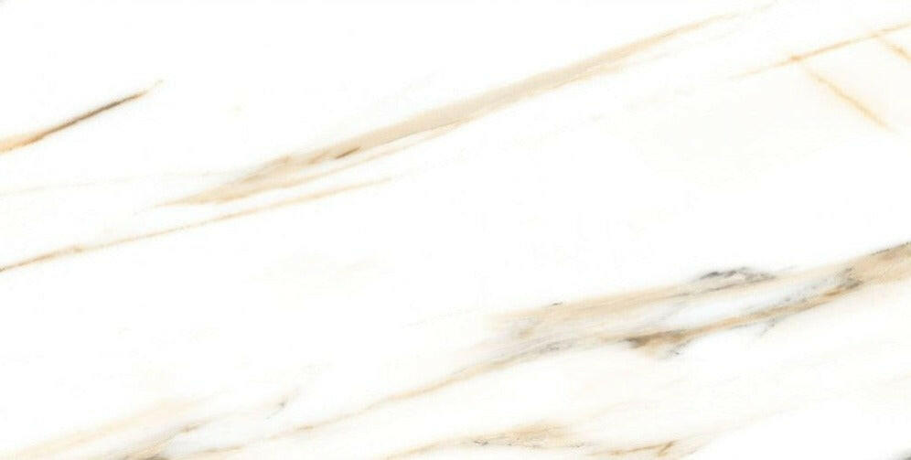 24 X 48 AGL Calacatta Gold Marble Look Matte Porcelain Tile-Porcelain Tile Large Formate-American Tile Depot