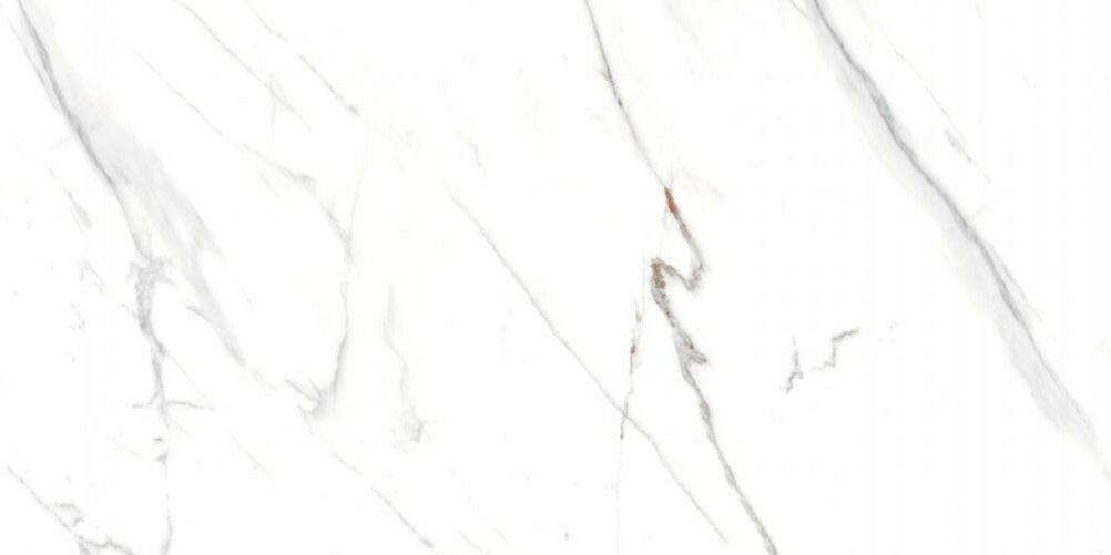 24 X 48 AGL Carrara Marble Look Polished Porcelain Tile-Porcelain Tile Large Formate-American Tile Depot