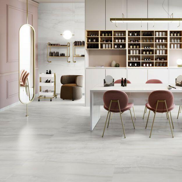 24 X 48 Akoya Silver Matte Onyx Look Porcelain Tile-PORCELAIN-Large Format-American Tile Depot