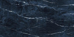 24 X 48 Antique Dark Blue Polished Marble Look Porcelain Tile-Porcelain Tile Large Formate-American Tile Depot