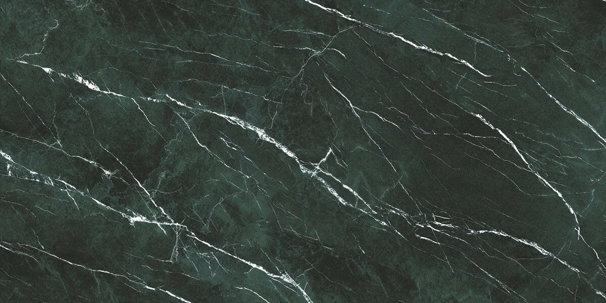 24 X 48 Antique Green Polished Marble Look Porcelain Tile-Porcelain Tile Large Formate-American Tile Depot