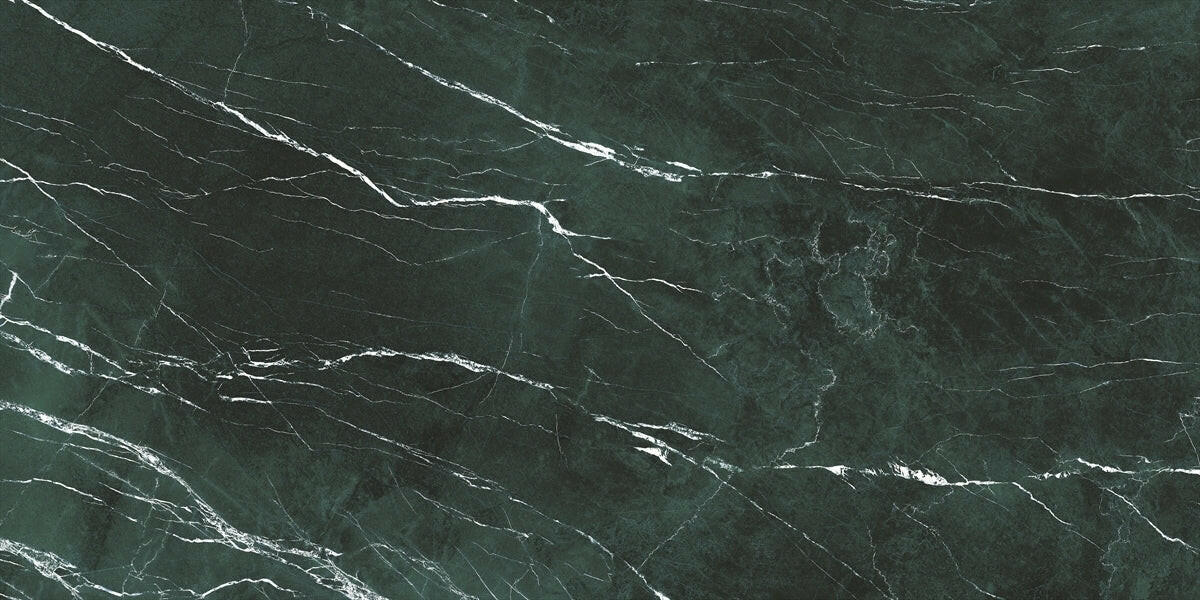 24 X 48 Antique Green Polished Marble Look Porcelain Tile-Porcelain Tile Large Formate-American Tile Depot