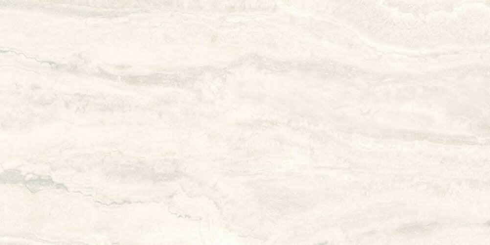 24 X 48 Appia Vein Cut White Polished Travertine Look Porcelain Tile-PORCELAIN-Large Format-American Tile Depot