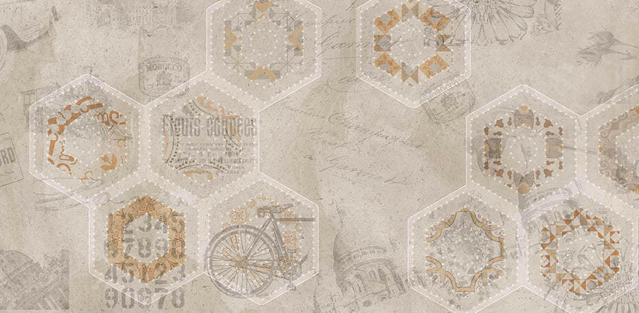 24 X 48 Artprint Decor Ivory Textured Stone Porcelain Tile-Porcelain Tile Large Formate-American Tile Depot