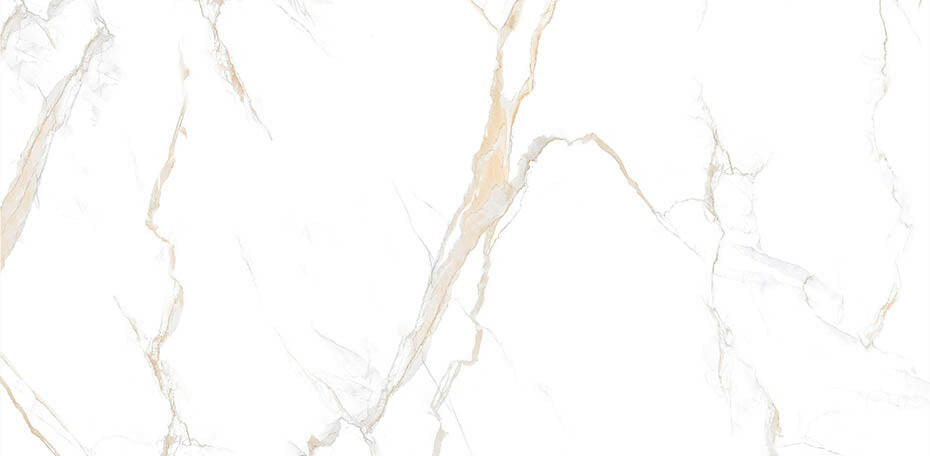 24 X 48 Calacatta Gold Satin Matte Marble Look Porcelain Tile-Porcelain Tile Large Formate-American Tile Depot