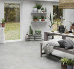 24 X 48 Chamonix Gray Matte Limestone Look Porcelain Tile-Porcelain Tile Large Formate-American Tile Depot