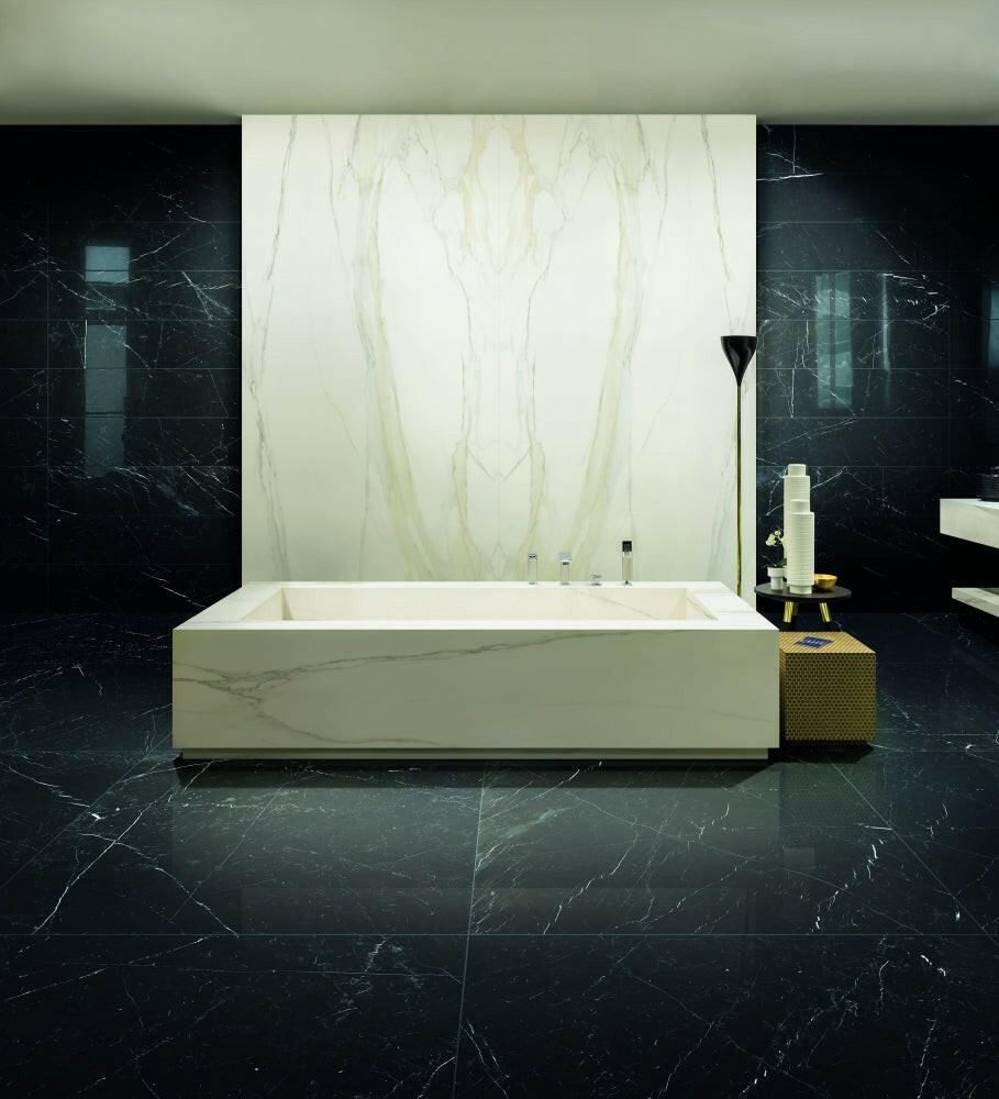 24 X 48 Classici Marquinia Matte Marble Look Porcelain Tile-PORCELAIN-Large Format-American Tile Depot