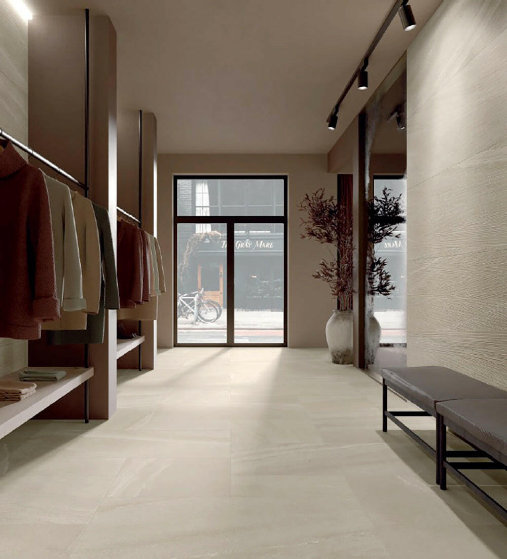 24 X 48 Docks Beige Matte Limestone Look Porcelain Tile-Porcelain Tile Large Formate-American Tile Depot