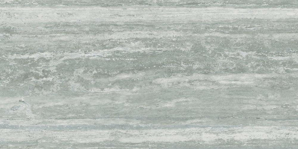 24 X 48 I-Travertini Grey Glossy Travertine Look Porcelain Tile-PORCELAIN-Large Format-American Tile Depot