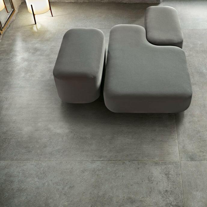 24 X 48 Matieres Nuage Matte Concrete Look Porcelain Tile-PORCELAIN-Large Format-American Tile Depot