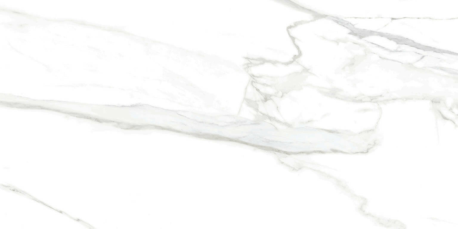 24 X 48 Naples White Polished Marble Look Porcelain Tile-Porcelain Tile Large Formate-American Tile Depot