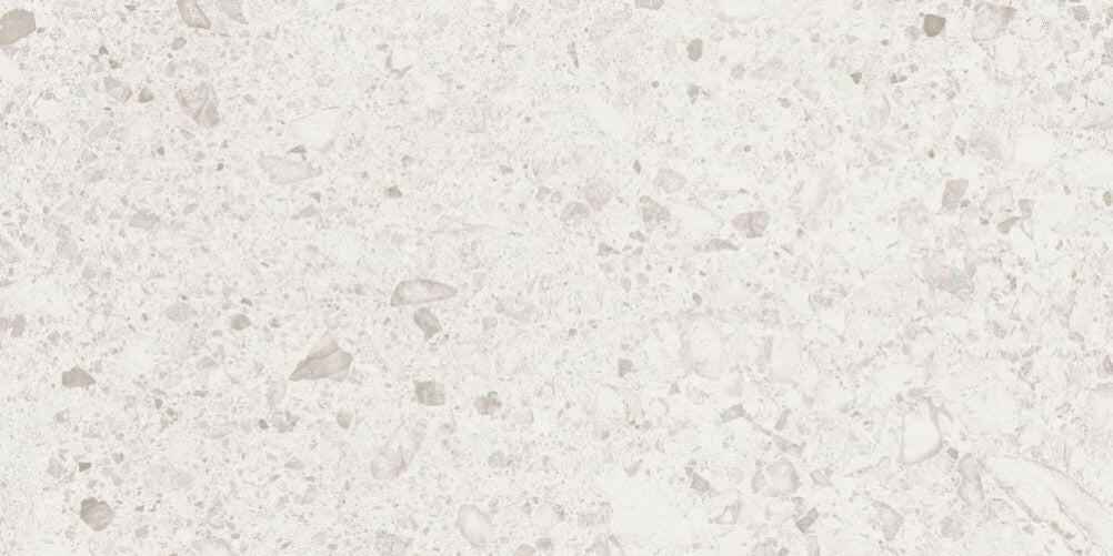 24 X 48 Orobica Bianca Matte Terrazzo Look Porcelain Tile-PORCELAIN-Large Format-American Tile Depot