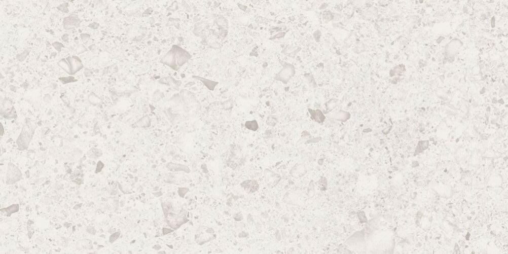 24 X 48 Orobica Bianca Matte Terrazzo Look Porcelain Tile-PORCELAIN-Large Format-American Tile Depot