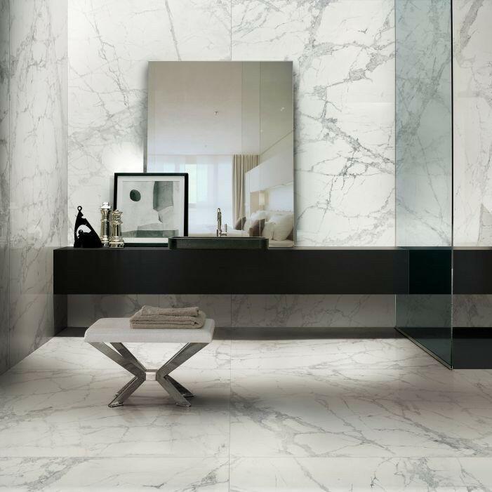 24 X 48 Prexious Mountain Treasure Matte Marble Look Porcelain Tile-PORCELAIN-Large Format-American Tile Depot