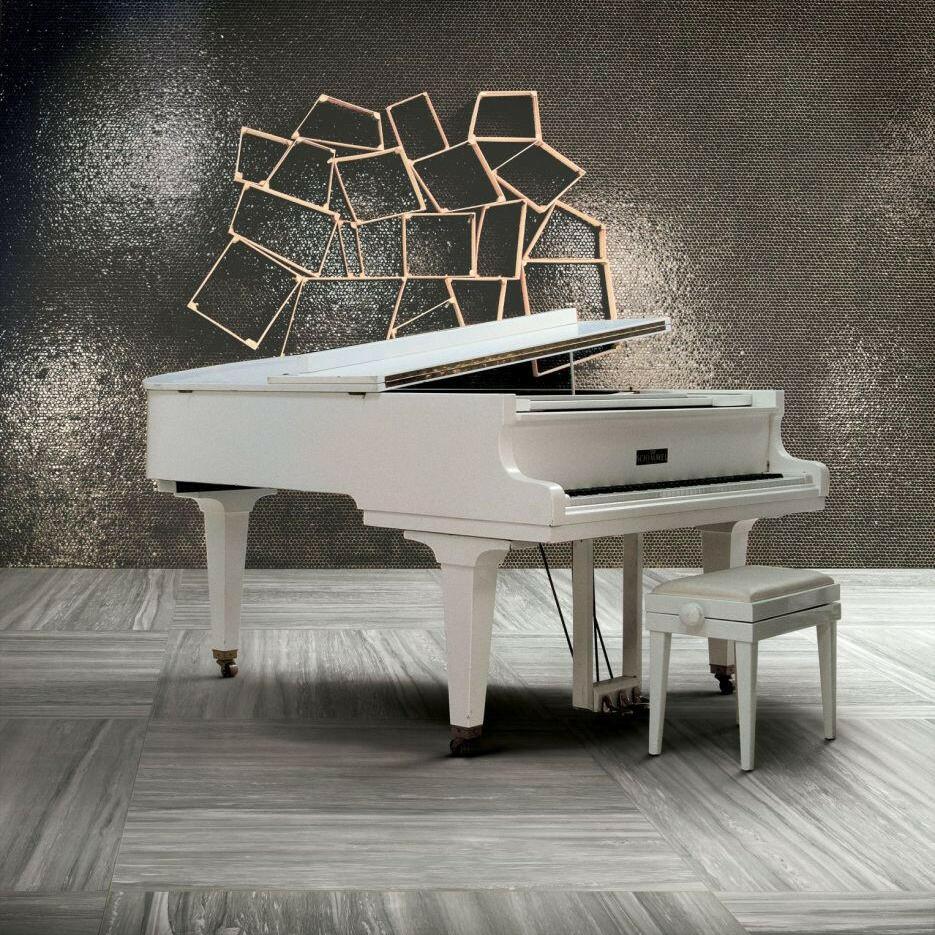 24 X 48 Prexious Pearl Attraction Glossy Marble Look Porcelain Tile-PORCELAIN-Large Format-American Tile Depot