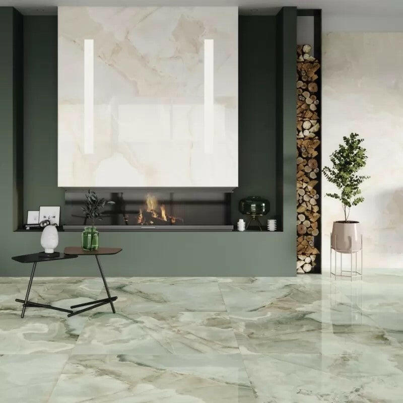 24 X 48 Reves Jade Matte Onyx Look Porcelain Tile-PORCELAIN-Large Format-American Tile Depot