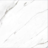 24 X 24 AGL Carrara Marble Look Polished Porcelain Tile