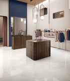 24 X 48 Appia Cross Cut White Matte Travertine Look Porcelain Tile