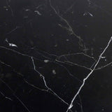 Sample of 24 X 24 Black Marquina Marble Polished Tile-Sample-American Tile Depot