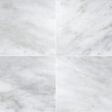 24 X 24 Oriental White / Asian Statuary Marble Honed Tile-Marble Tile - Large Formate-American Tile Depot