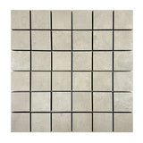 2 X 2 Clay Ivory Square Matte Porcelain Mosaic Tile