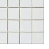 2 X 2 Thassos White Marble Honed Mosaic Tile