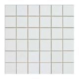 2 X 2 Thassos White Marble Honed Mosaic Tile