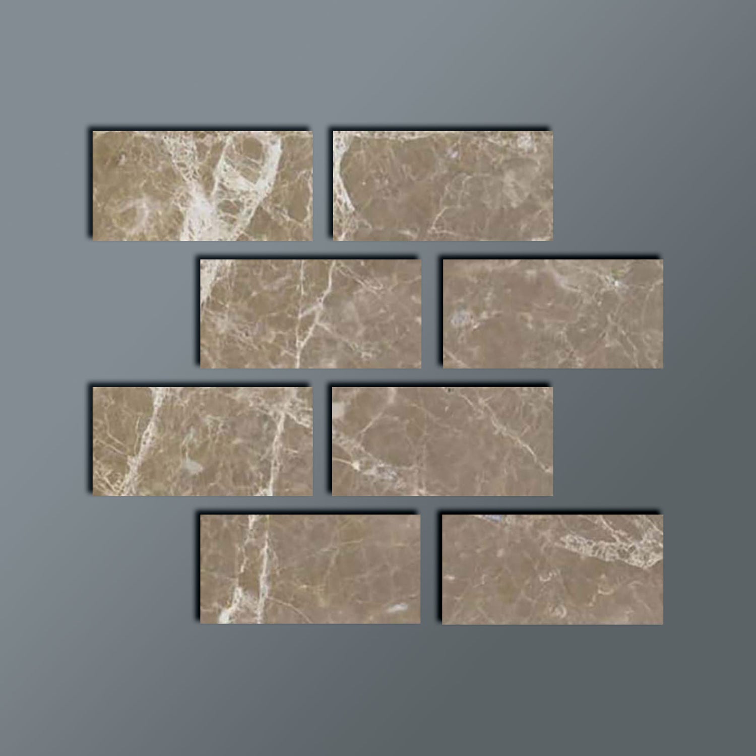 4 X 8 Emperador Light Marble Polished Tile