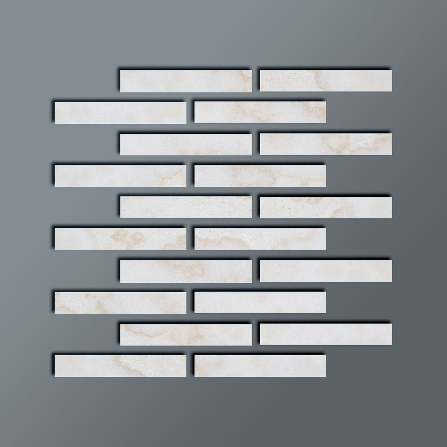 2 X 12 Premium White Onyx CROSS-CUT Polished Field Tile