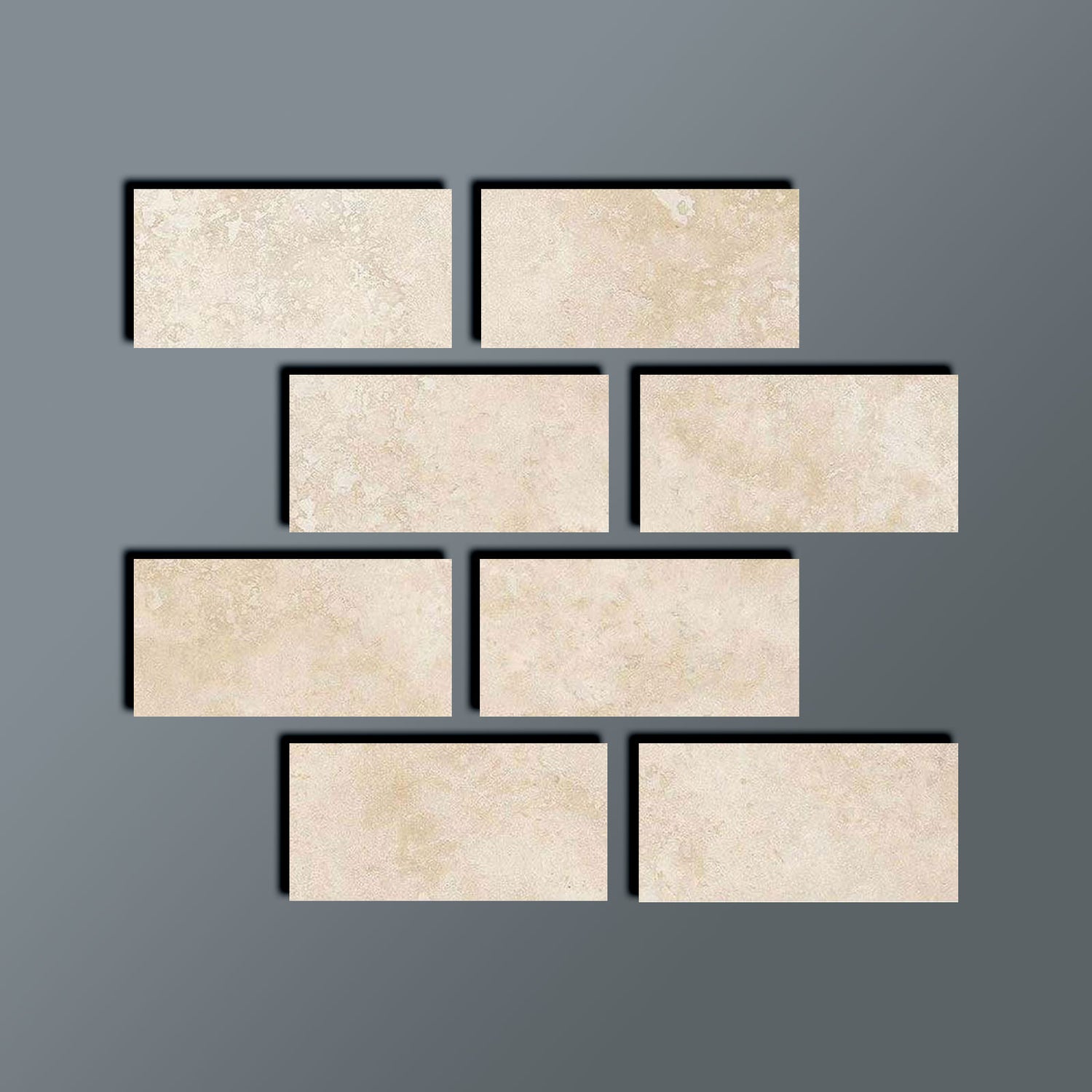 4 X 8 Ivory Travertine Filled & Polished Field Tile