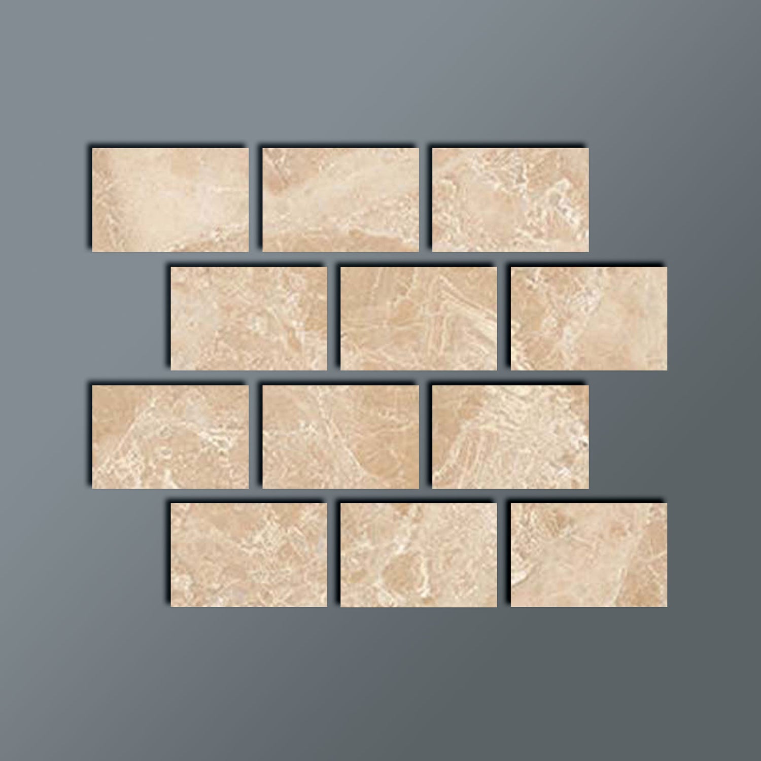 4 X 6 Cappuccino Marble Polished Field Tile