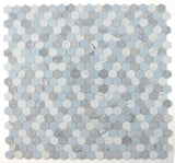 2" Beehive Livid Polished Hexagon Marble Mosaic Tile