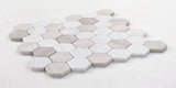 2" Beehive Loft Honed Hexagon Marble Mosaic Tile