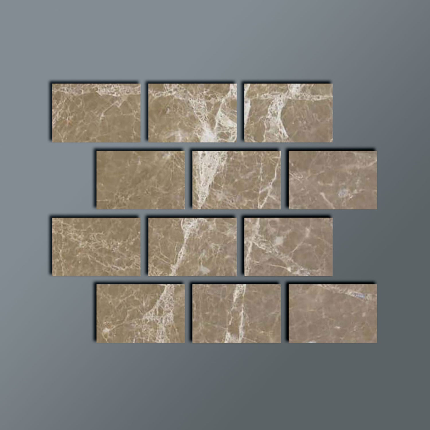 4 X 6 Emperador Light Marble Polished Tile