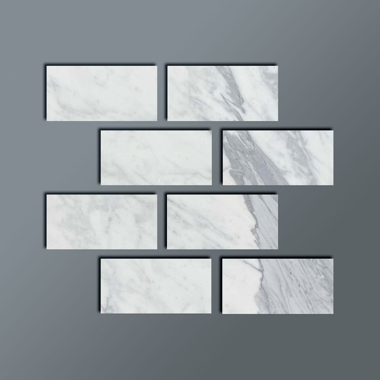 4 X 8 Italian Statuary White Marble Polished Tile