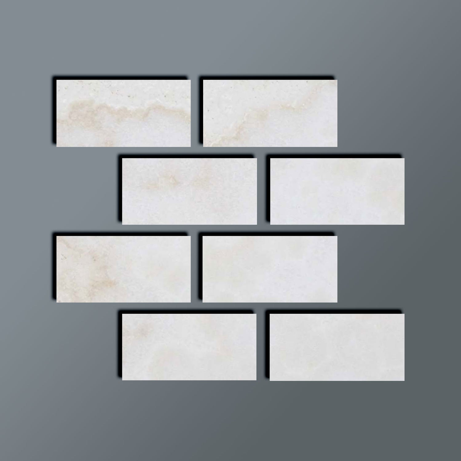 4 X 8 Premium White Onyx CROSS-CUT Polished Field Tile